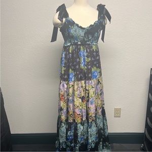 Free People Bluebell Maxi Dress Cool Combo